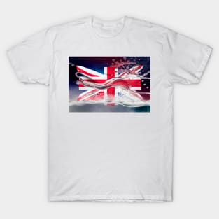 National Nations Flags - United Kingdom Flag - The Union Jack Flag T-Shirt